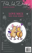 Pink Ink Designs - Clear stamp set Love mice