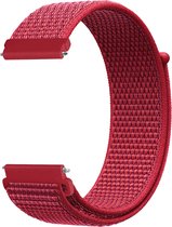 Bracelet de Montre Connectée Velcro Nylon YONO - 22mm - Rouge
