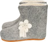 Vilten kindersloffen Boots Grey Colour:Grijs Size:28