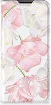 Stand Case Hoesje Cadeau voor Mama OPPO A54 5G | A74 5G | A93 5G Smart Cover Mooie Bloemen