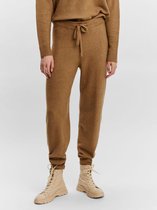 Vero Moda VMLEFILE NW PANTS - Tigers Eye Light Brown