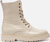 Cellini Veterboots beige Lak - Dames - Maat 40
