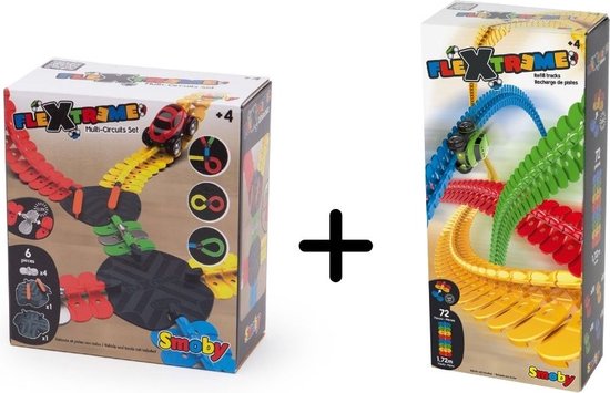 Smoby - FleXtreme Multi-Circuits & Refill Tracks - Race Track Part - Race  Track - 78