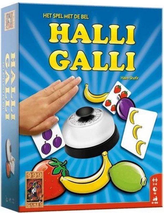 Thumbnail van een extra afbeelding van het spel Spellenbundel - Dobbelspel - 2 Stuks - Halli Galli & Keer op Keer