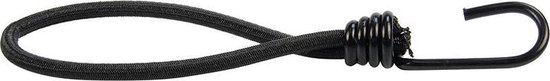 Spanner met haak 18cm elastiek zwart spinhaak 10 stuks — afbeelding 3