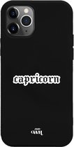iPhone 7/8 Plus Case - Capricorn (Steenbok) Black - iPhone Zodiac Case