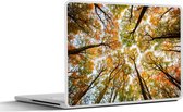 Laptop sticker - 17.3 inch - Bos - Bomen - Herfst - 40x30cm - Laptopstickers - Laptop skin - Cover