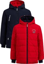 WE Fashion Jongens reversible parka met capuchon