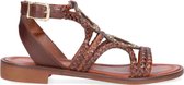 Omoda Dames Sandalen - Cognac - Maat 42