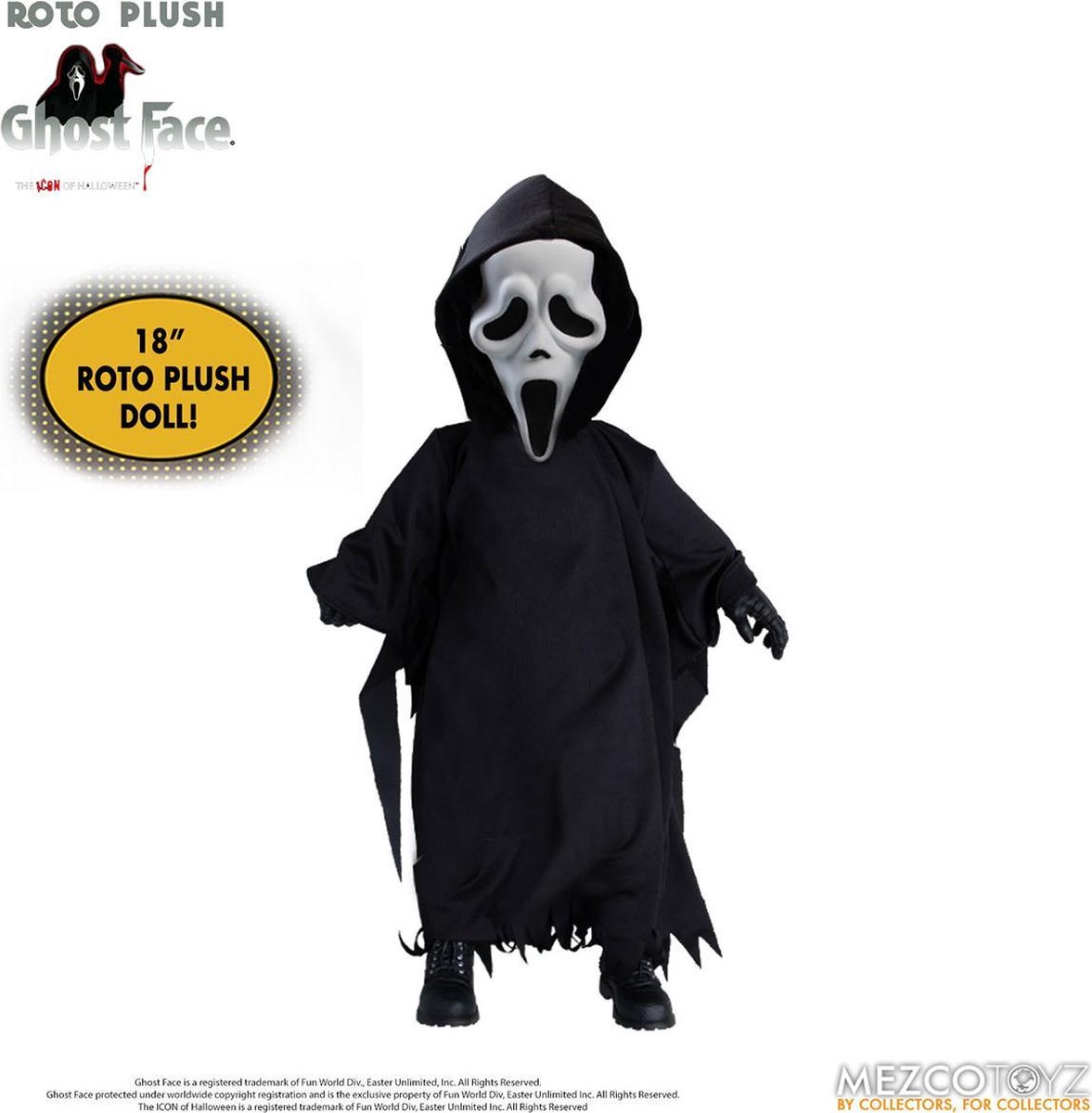 Scream: Ghostface 18 inch Roto Plush