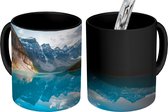 Magische Mok - Foto op Warmte Mok - Moraine Lake in de bergen van Canada - 350 ML