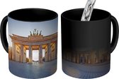 Magische Mok - Foto op Warmte Mok - Brandenburger Tor bij zonsondergang - 350 ML
