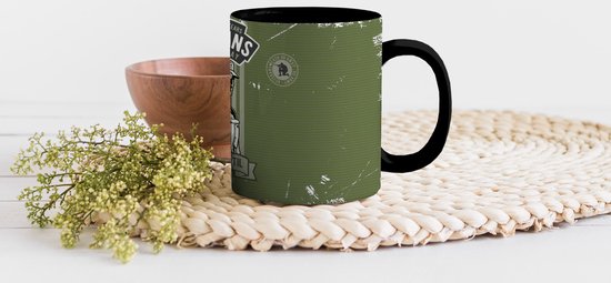 Magic Mug - Photo Warm Mug - Vintage - Army - Amérique - 350 ML - Sinterklaas Gift - Noël Presents - Shoes Presents - Handout Presents