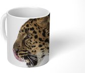 Mok - Luipaard - Sneeuw - Kop - 350 ML - Beker
