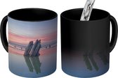Magische Mok - Foto op Warmte Mok - Zee - Hout - Wadden - 350 ML