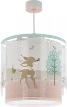 Dalber loving deer - Kinderkamer hanglamp - Roze;Wit