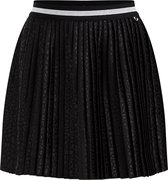 WE Fashion Meisjes plissérok met panterdessin en glitterdetails