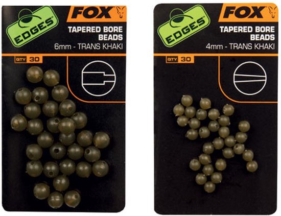 Fox Edges Rubber Flexi Beads - Green - Groen van Fox — afbeelding 3