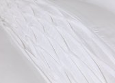 Fissaggio | Dekbedovertrek Chique White - lits jumeaux XL 260x240 cm met knoopsluiting EXCLUSIEF kussenslopen