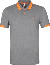 Sun68 - Polo Big Stripes Grijs - XL - Modern-fit