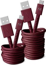 Fresh 'n Rebel - USB to Micro USB Cable - 3m - Ruby Red