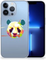 Back Case TPU Siliconen Hoesje Geschikt voor Apple iPhone 13 Pro Smartphone hoesje Panda Color