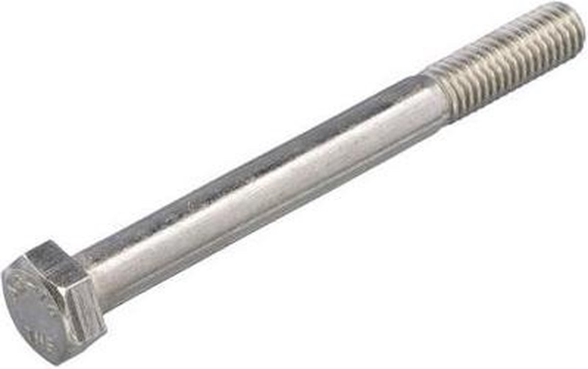 Bout Din931 M12X65Mm Rvs A2 zonder Moer - 50 stuks