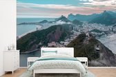 Behang - Fotobehang Bergen - Rio de Janeiro - Brazilië - Breedte 420 cm x hoogte 280 cm