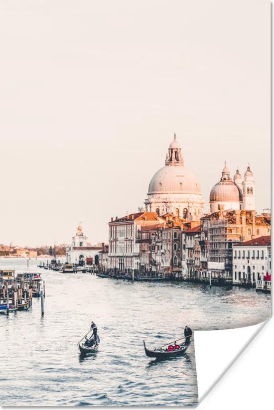 Affiche Venetië - Bateau - Italie - 20x30 cm