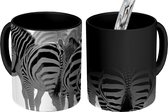 Magische Mok - Foto op Warmte Mok - Lopende zebra's - 350 ML