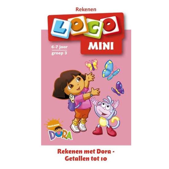 Mini Loco Rekenen met Dora Getallen tot 10 - cover