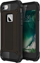 Mobiq - Rugged Armor iPhone SE (2022 / 2020)/8/7 Hoesje - zwart