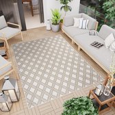 Tapiso Capri Vloerkleed Buitenkleed Outdoor Binnen Tuintapijt Maat- 140x200