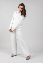 DEELUXE Geribbelde hoodie TILDA Off White