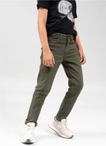 DEELUXE Zwart afgewassen slim fit jeans CARLOS Olive