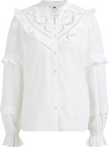 WE Fashion Dames blouse met broderie