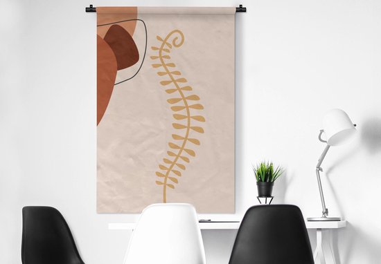 Tapisserie - Tissu mural - Été - Végétal - Pastel - 90x135 cm - Tapisserie