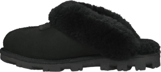 UGG Coquette Dames Sloffen - Black - Maat 41 | bol.com