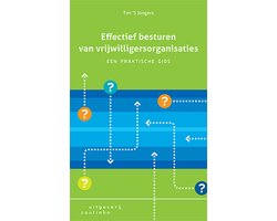 Effectief besturen van vrijwilligersorganisaties