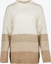 TwoDay gebreide dames trui - Beige - Maat L