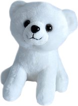 Pluche knuffel ijsbeer 15 cm