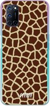 6F hoesje - geschikt voor OPPO A52 -  Transparant TPU Case - Giraffe Print #ffffff