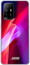 6F hoesje - geschikt voor OPPO A94 5G -  Transparant TPU Case - Light Show #ffffff