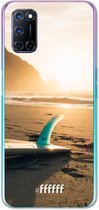 6F hoesje - geschikt voor OPPO A72 -  Transparant TPU Case - Sunset Surf #ffffff