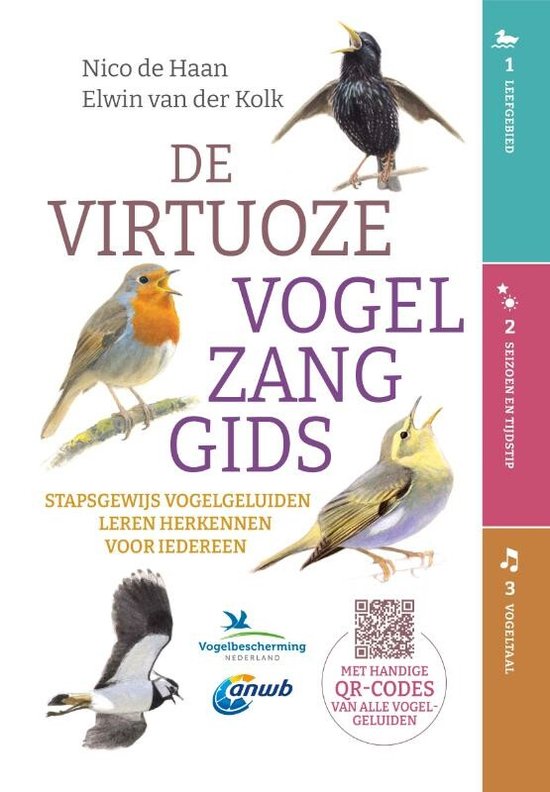 Boek cover De virtuoze vogelzanggids van Nico de Haan (Paperback)