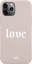 iPhone 11 Pro - Love Beige - iPhone Short Quotes Case