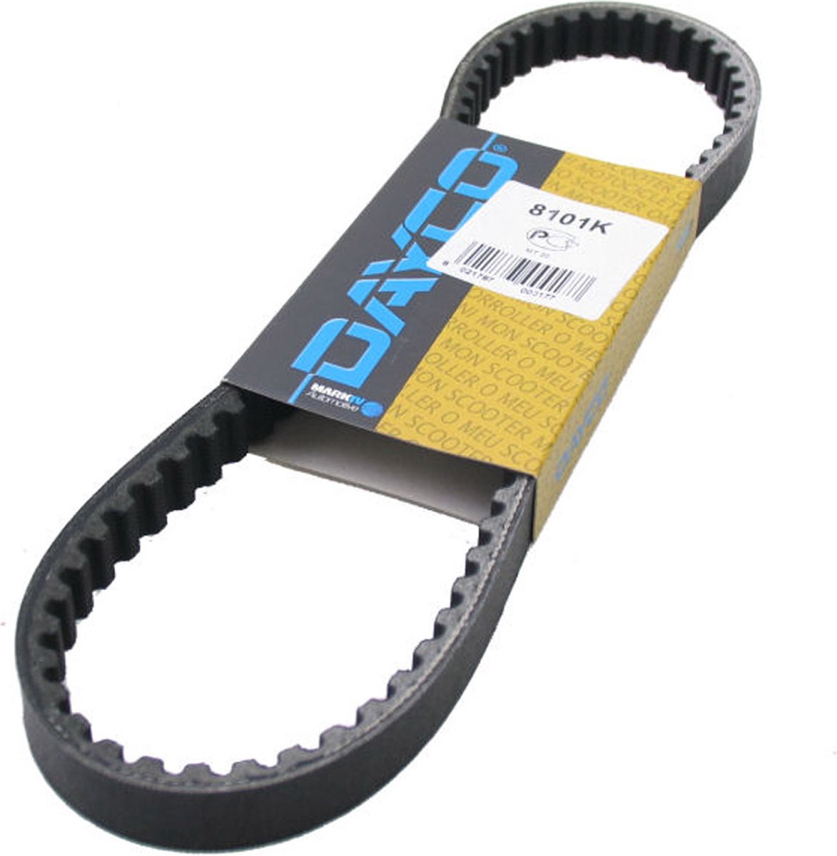 V-snaar Dayco kevlar Vespa/ Gilera/ Piaggio lang carter 50cc 2 takt 18.5x811mm