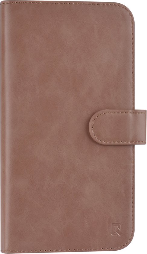 Etui UNIQ Accessoire en cuir pour iPhone 12 Pro Max - Or rose - Porte-cartes pour 6 cartes - Fermeture magnétique