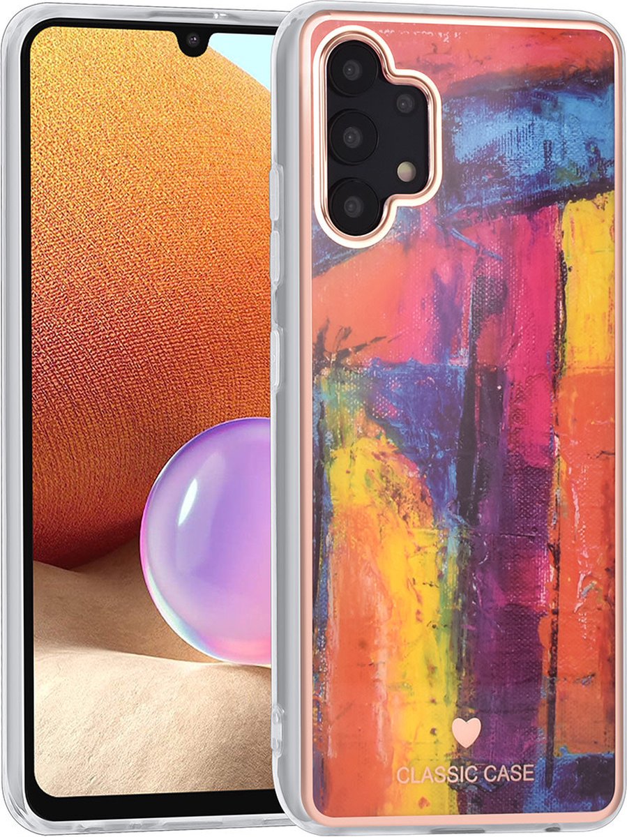 UNIQ Classic Case Samsung Galaxy A32 4G TPU Backcover hoesje - Graffiti Art