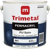 Trimetal Permacryl Pu Satin - Wit - 2.5L